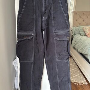 BDG Black Cargo Pants Utility Style